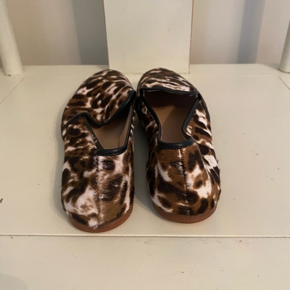 J. Crew - calf hair leather loafers - size 6 - Picture 3 of 5